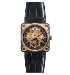 Bell & Ross TOURBILLION PINK GOLD Watch Replica BR 01 TOURBILLON PINK GOLD